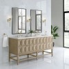 Emmeline 72" (Vanity Only Pricing) in Pebble Oak